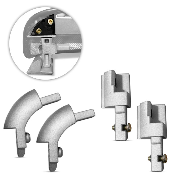 Kit Cantoneira Oval 13° Capota Marítima CT Flash Cover AT1156 Kit Cantoneira Oval 13° Capota Marítima CT Flash Cover AT1156