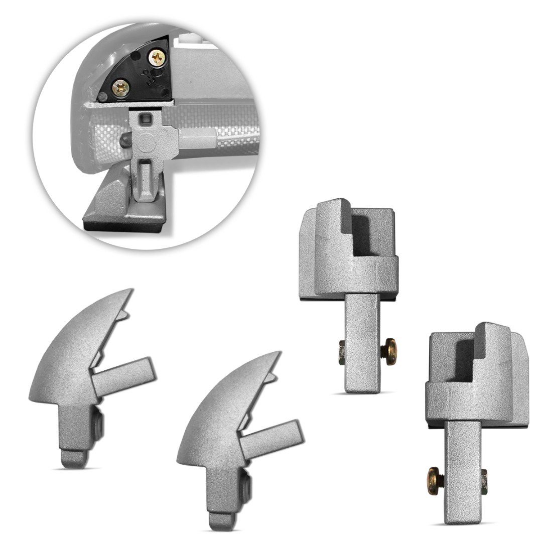 Kit Cantoneira Oval 13º Capota Marítima FF Flash Cover AH1103