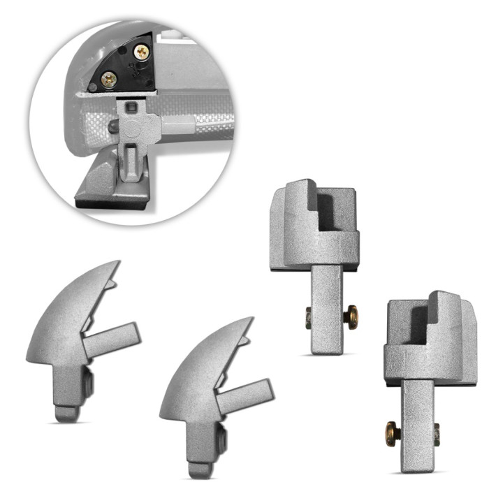 Kit Cantoneira Oval 13º Capota Marítima FF Flash Cover AH1103 Kit Cantoneira Oval 13º Capota Marítima FF Flash Cover AH1103