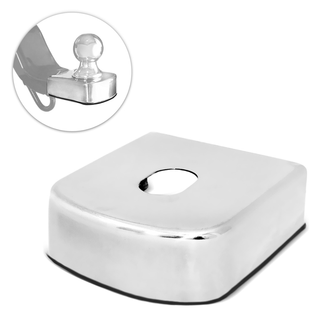 Acabamento Cromado para Engate Reboque com 3,5 Polegadas