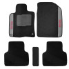 Jogo de Tapete Carpete New Civic 2017 a 2026 Preto 5 Peças